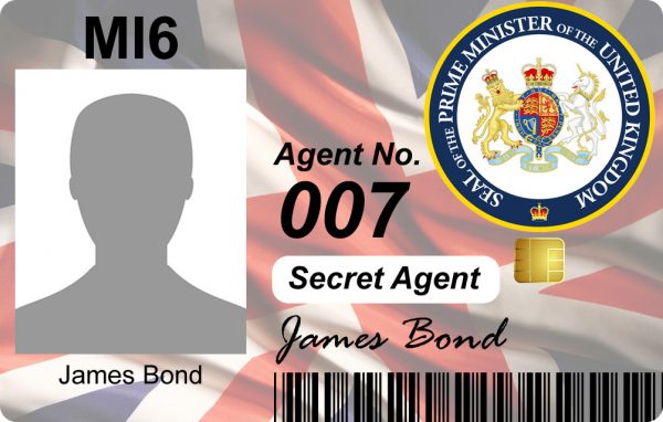 MI6 Secret Agent - James Bond Licence - Add your own photo - Image 2