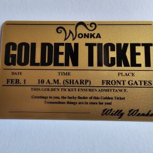 Wonka Golden Ticket