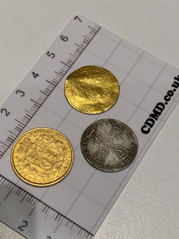 Metal Detecting Finds Scale Card - Personalised with your own text - Image 2