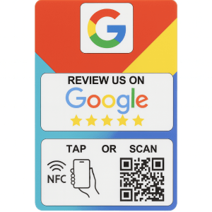 NFC / QR Code review card