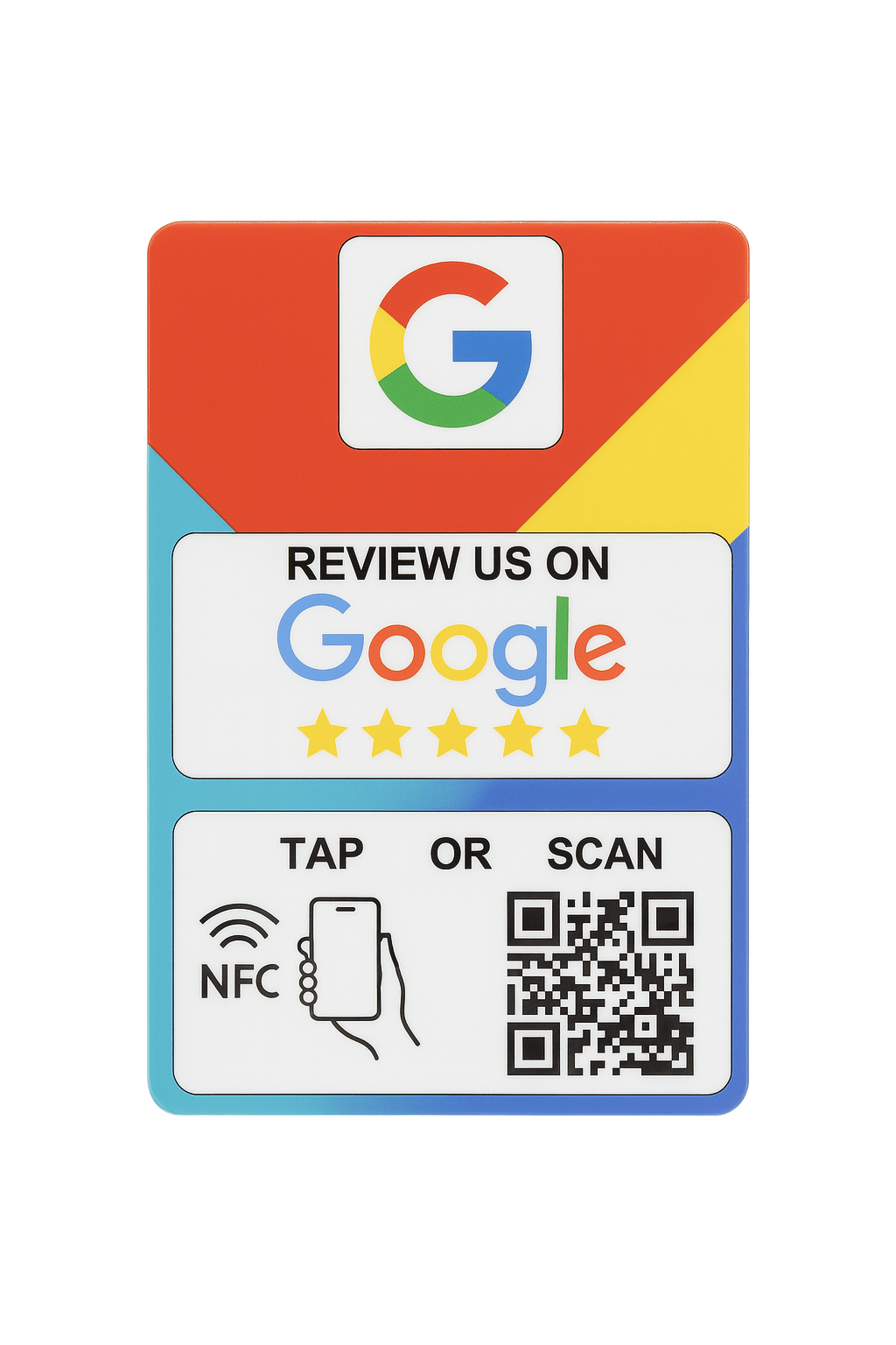 NFC / QR Code review card