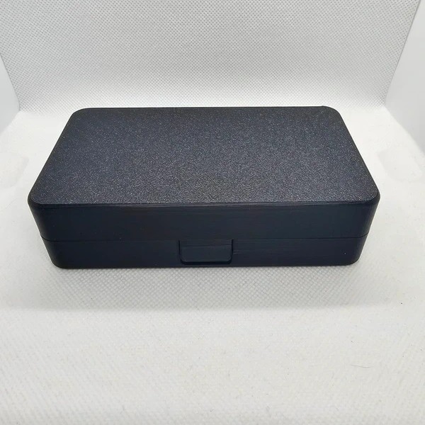Black Metal Detecting Finds Box with foam inserts and Scale Card - Image 2