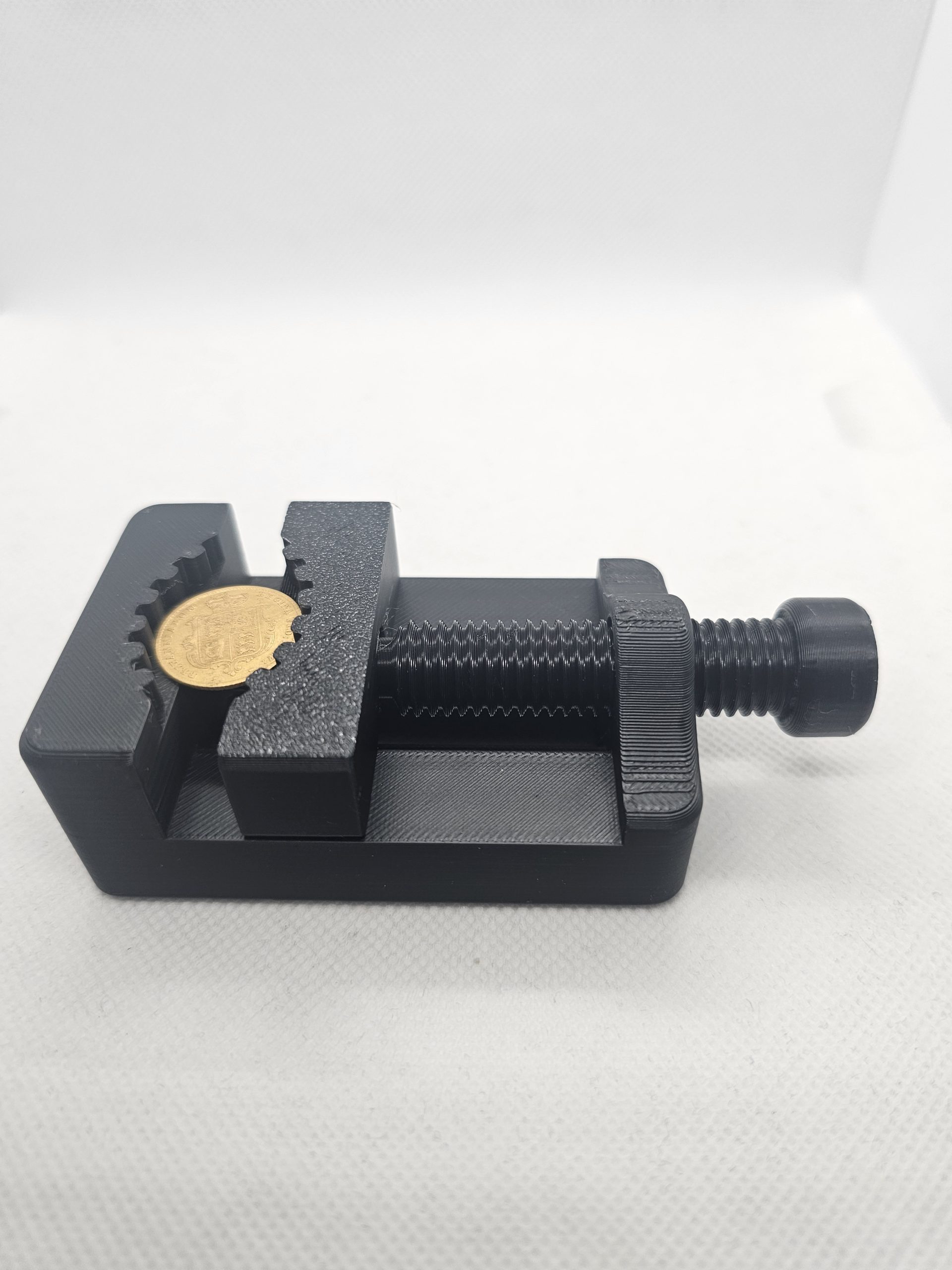 Plastic Coin Cleaning Vice Clamp | Non-Marking Coin Holder - Image 2